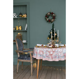 Скатерть Этель Pink magic d=150см +/-3см с ГМВО, 100% хл, саржа 190 гр/м2  фото 3