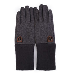 Перчатки трикотажные детские с отворотом - Buro фото 5