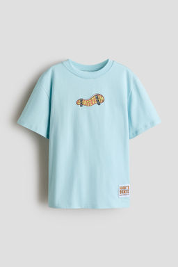 Camiseta estampada de algod?n