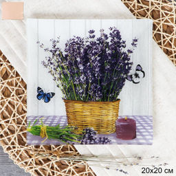 Блюдо квадратное 20х20 см / S3108 W030 GREY /уп 6/48/ цветная коробка