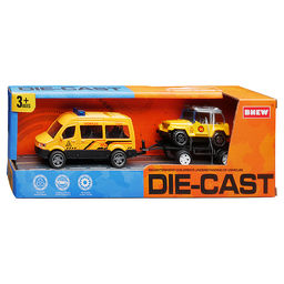 Машина "Стройка" металл, в коробке