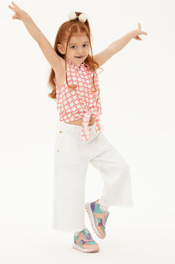 U. S. Polo Assn Оранжевая рубашка с коротким рукавом для девочки - U.s. polo assn фото 13