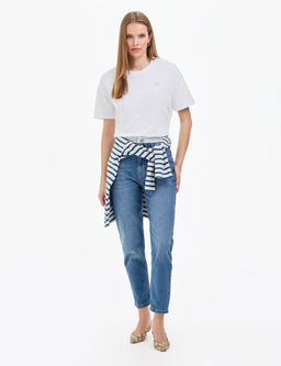 A__k Mavi Mom High Waist Fit Jean Pantolon