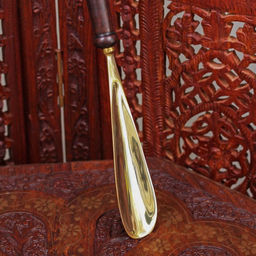 Ложка для обуви Якорь, 51?5.5?2.5 см, латунь