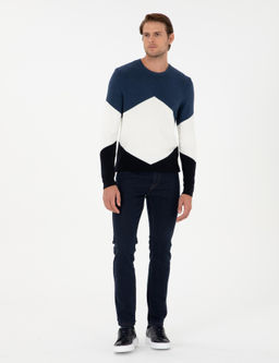 _ndigo Slim Fit Bisiklet Yaka Triko Kazak - Pierre cardin фото 4