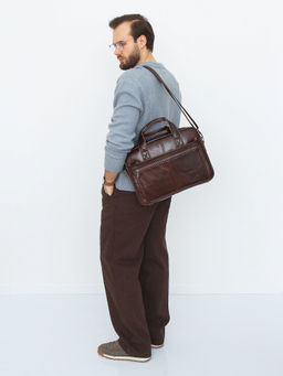 Портфель 11020Z brown Zinimsk