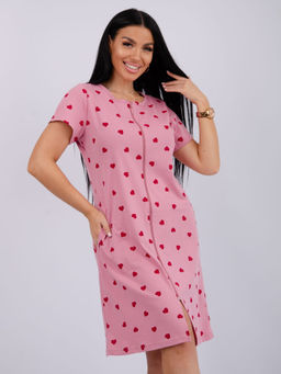 Халат Красотка 10 валентинка, трикотаж