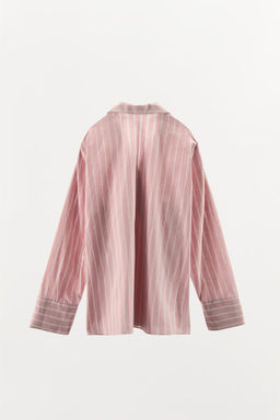 STRIPED CROSSOVER SHIRT - Zara фото 4