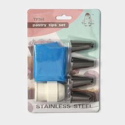 Набор кондитерский, 7 предметов: 2 мешка, 4 насадки d=2.5 см, адаптер - Simaland фото 7