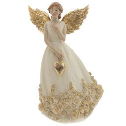 Фигурка декоративная "Ангел", L10 W6,5 H17 см, 2в.