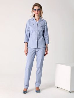 25210 Жакет голубой