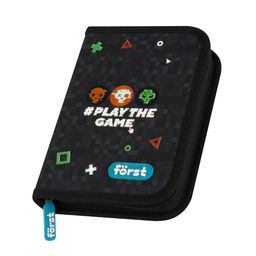 Пенал 1 отд. 200*140мм, с откидной планкой F?rst "Play the game" (FT-PK-112512) полиэстер