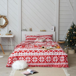 Постельное белье LoveLife евро Christmas ornament 200*217см,240*225см,50*70см-2шт  фото 17