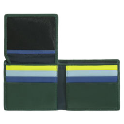 Итальянский мужской кошелек DuDu серии Plinio | зеленый - Dudubags фото 4