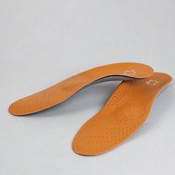 Стельки для обуви, амортизирующие, дышащие, с жёстким супинатором, 35-36 р-р, пара, цвет коричневый