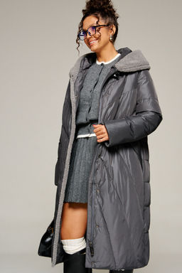 Пальто Beautiful Free 8017 графит