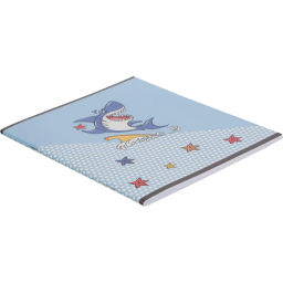 Цена за 2 шт. Тетрадь общая А5 48л Shark,клет,скреп, ВД-лак