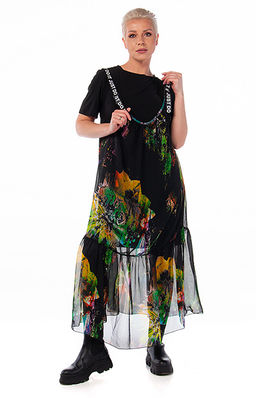 Два в одном! Платье черное трикотажное и шикарный шифоновый сарафан!