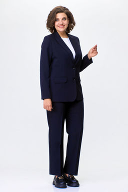 Костюм БелЭльСтиль 203/596 темно-синий однотон  фото 3