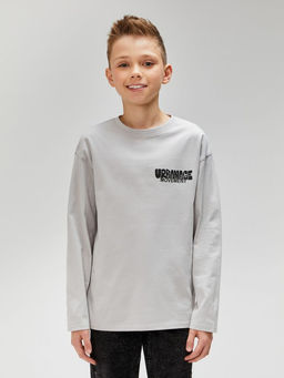 ACOOLA / Джемпер детский для мальчиков Osamu серый  фото 2