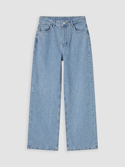 Ta?l? Wideleg Kad?n Jean Pantolon