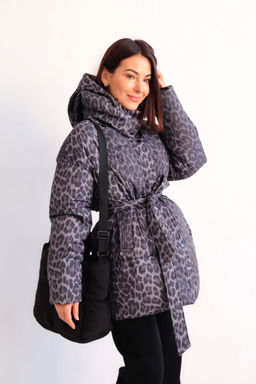 Martichelli Куртка зимняя с анималистичным принтом