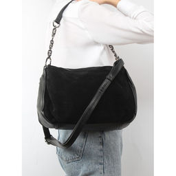 Сумка женская иск/кожа+нат/замша BT-V 8730, 1отд+еврокарман, плечевой ремень, черный SALE 258483 - Adelia фото 5