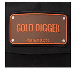 Бейсболка JOHN HATTER арт. R-1195-U00 Gold Digger (черный)  фото 4