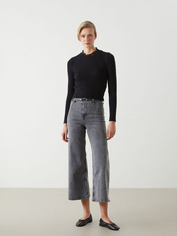 Dik Yaka Kad?n Triko Kazak