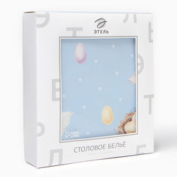 Скатерть Этель Пасхальные радости, d=148 см, саржа, хлопок, 190г/м2  фото 8