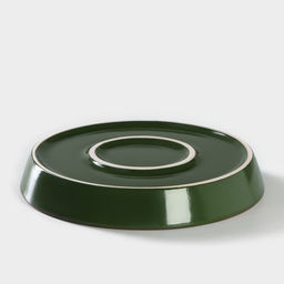 Блюдо фарфоровое Punto verde, d=17.5 см