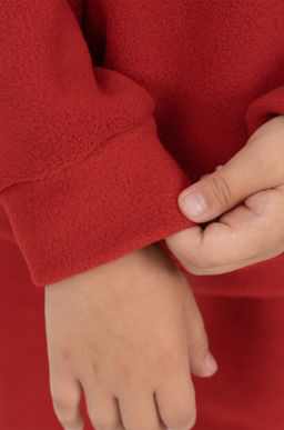 Костюм детский флисовый красный