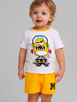 12419099 Комплект для мальчиков: фуфайка (футболка), шорты