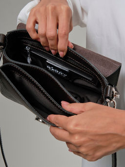 Сумка кожаная Azaro 30741 темно-коричневый