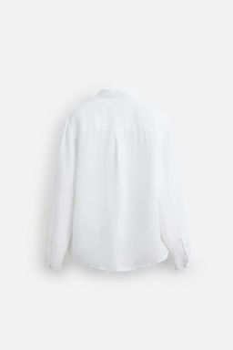 100% LINEN SHIRT - Zara фото 24