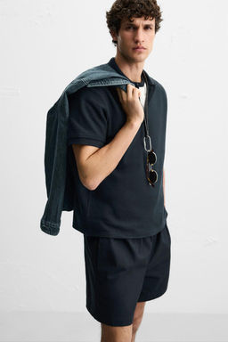 QUARTER-ZIP POLO SHIRT - Zara фото 14