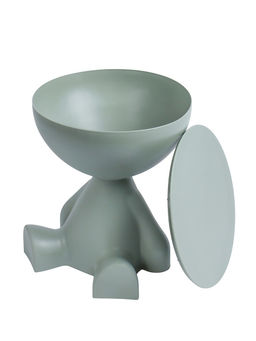 Столик журнальный, 370×370×410 мм, цвет серый