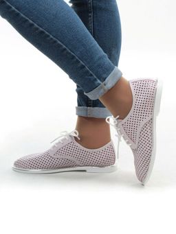 03-E130093-20B100M1 PINK Полуботинки женские (натуральная кожа) - Фабричный китай фото 4