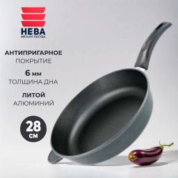 Сковорода Титан "Особенная" несъемная ручка, 28 см