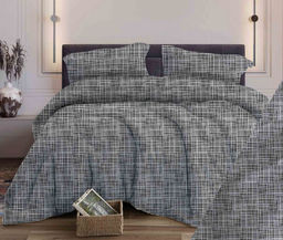 Пододеяльник 1,5-спальный, бязь Комфорт (Контур, темно-серый) - Ивановотекстиль фото 7