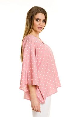 Блузка 864 горох на розовом - Novita фото 4