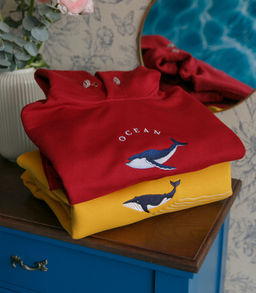 Толстовка женская Ocean Bordo - Captain's mate фото 17