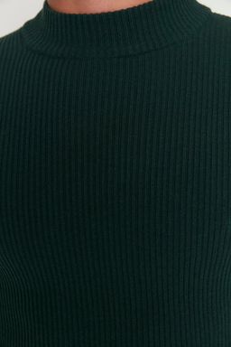 TRENDYOL MAN Ekru Slim Fit Pamuklu Yar?m Bal?kc? Yaka Fitilli Orgu Kazak TMNAW21KZ0568 - Trendyolmilla фото 4