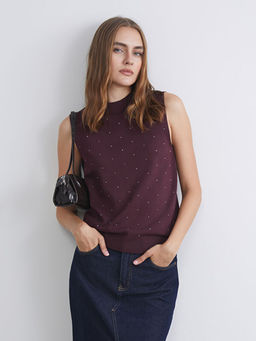 Bisiklet Yaka Ta?l? Kad?n Triko Atlet