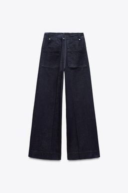 ZW COLLECTION WIDE-LEG HIGH-WAIST JEANS - Zara фото 68