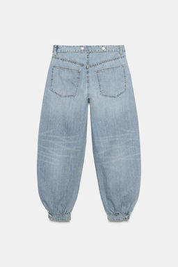 JEANS TRF BALLOON TIRO MEDIO / Azul claro - Zara фото 6