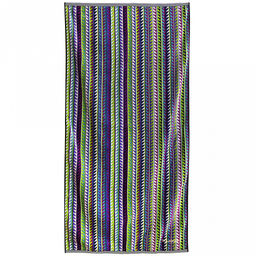 "Missoni-3004" Полотенце махровое 70х140см, плотность 375гр/м2, 100% хлопок, велюр, сиреневый, Bolangde (Китай)