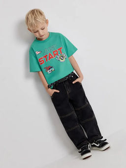 ACOOLA / Футболка детская для мальчиков Galathil1 бирюзовый  фото 6