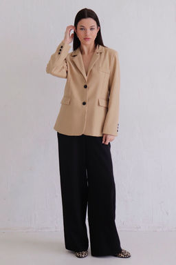 12419 Жакет однобортный бежевый - Martichelli фото 2