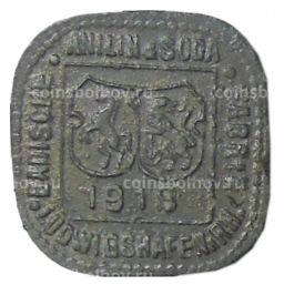 1 пфенниг 1918 года Германия Нотгельд  Людвигсхафен